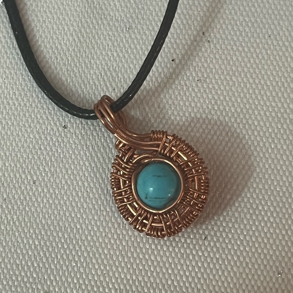 Hand Wired Turquoise Necklace
